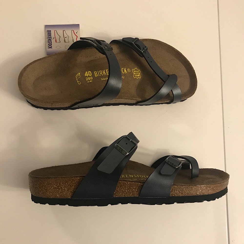 Birkenstock Mayari onyx birko-flor size 40